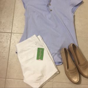 NWT Lilly Pulitzer White Callahan Shorts